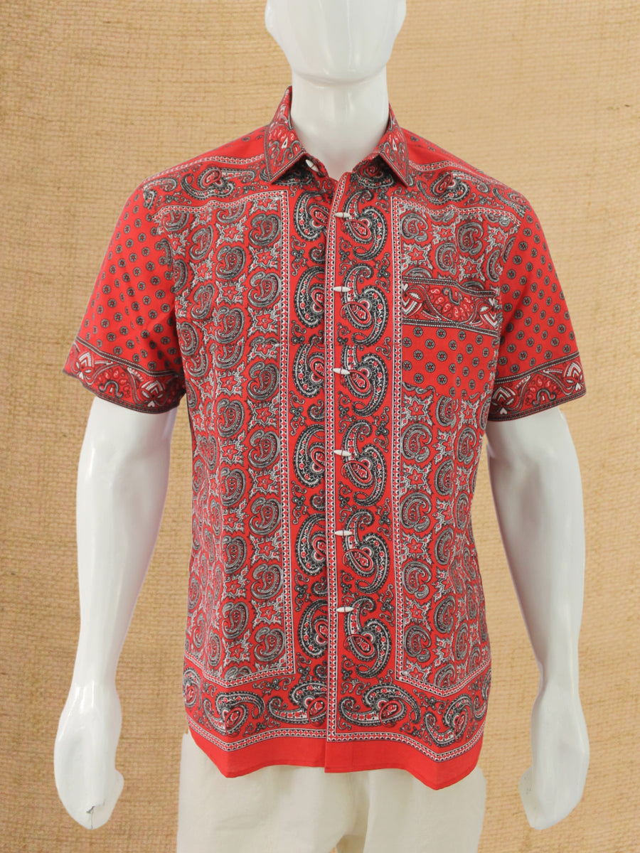 Paliacate Rojo Camisa Con Paliacate Paliacate Rojo Camisa De