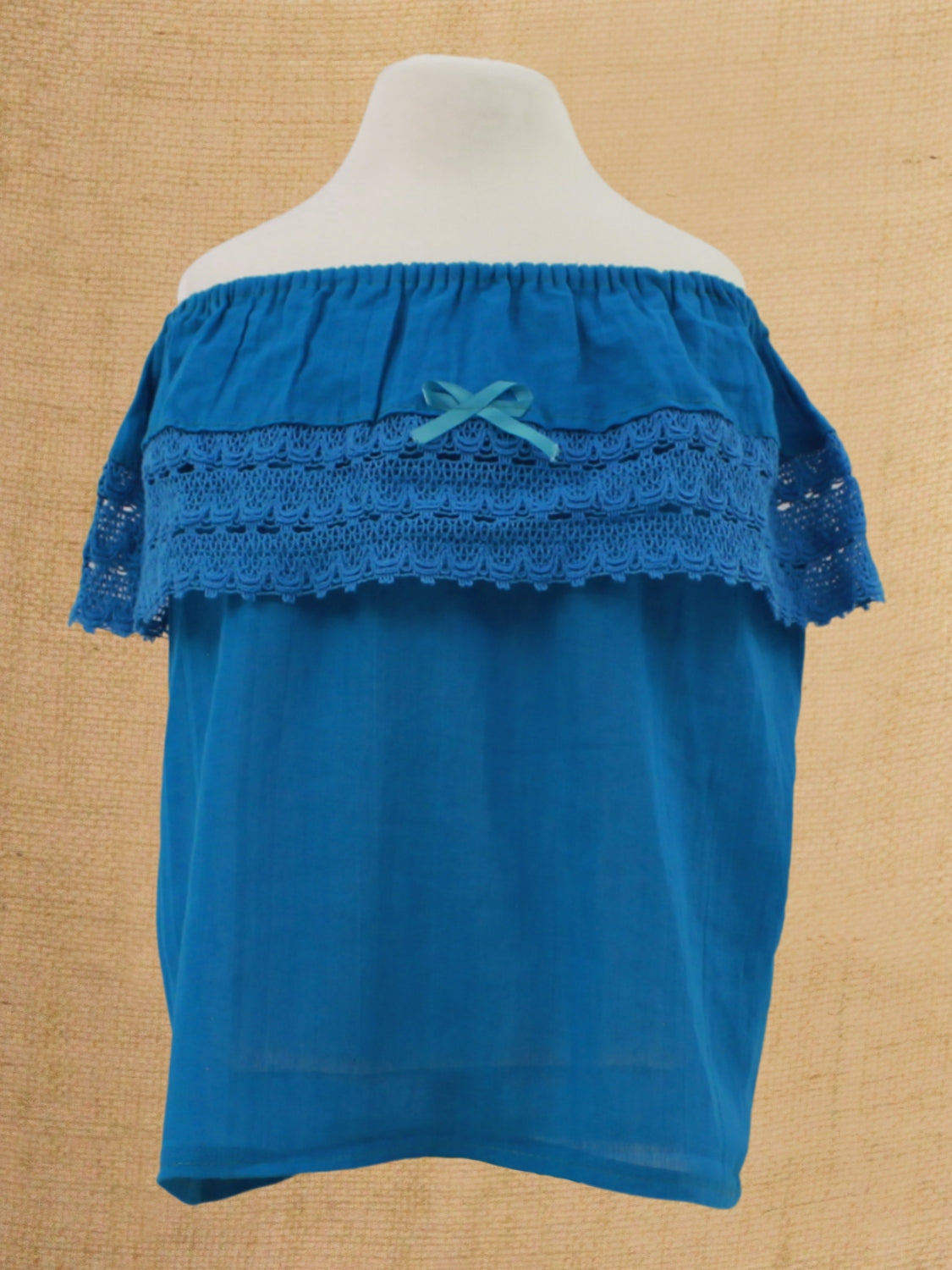 Encaje Playeras Campesinas Hombros Camisas Campesinas Para NiÃ±as