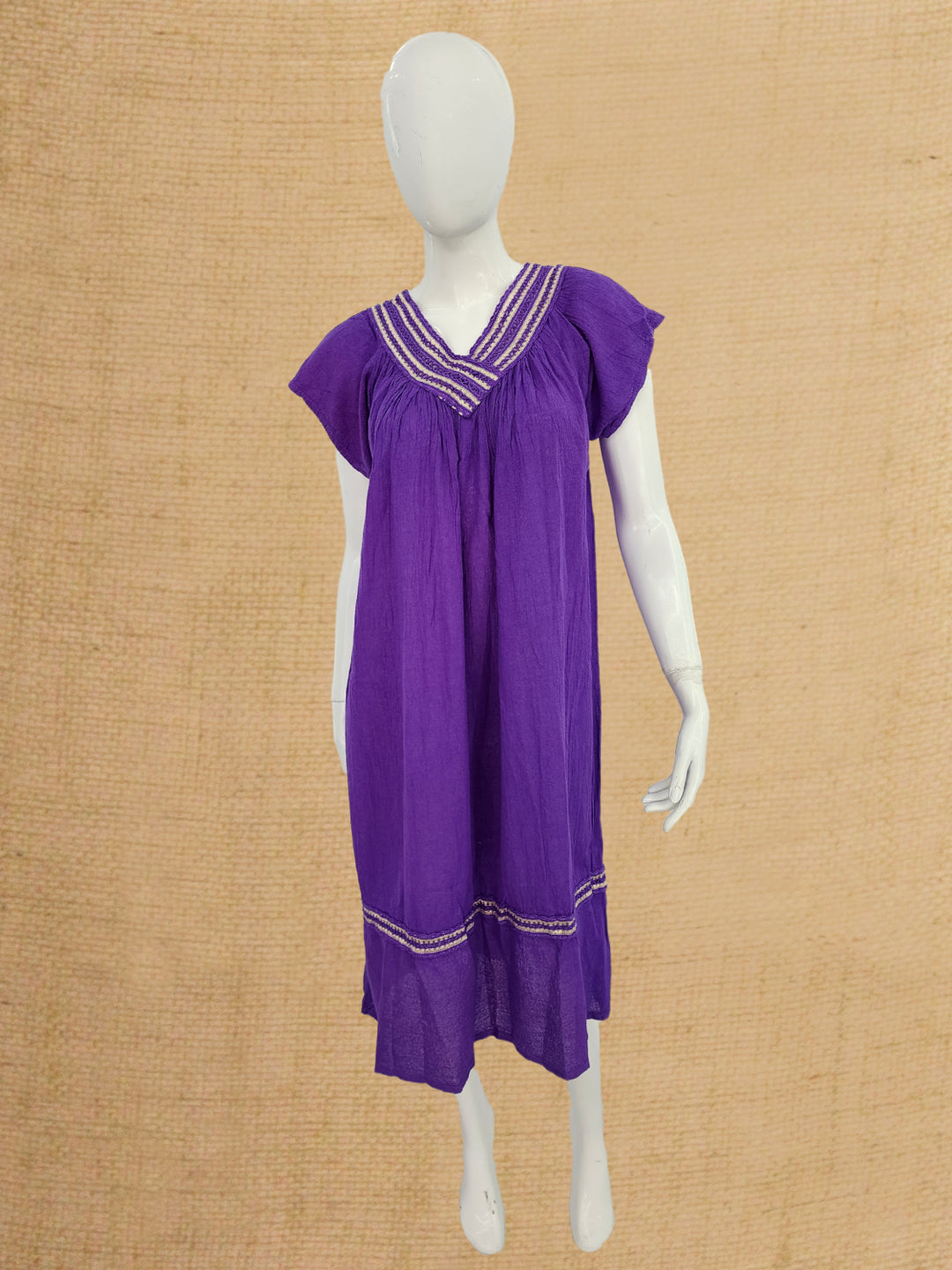 V NECK BLANKET DRESS – Balam